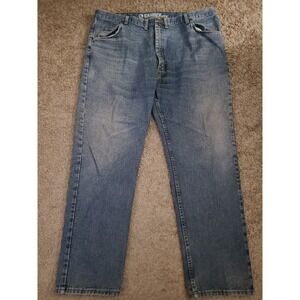 Gander Mountain Jeans Mens Size 44x32 Blue Denim Regular Straight Leg Mid Rise